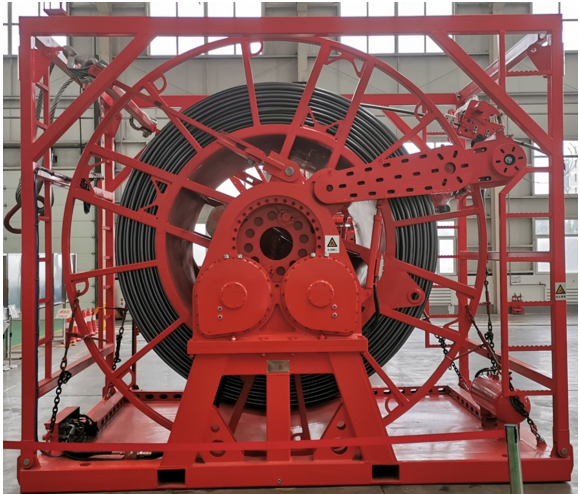 Coiled Tubing Reel- Gear Drive Quick in drum